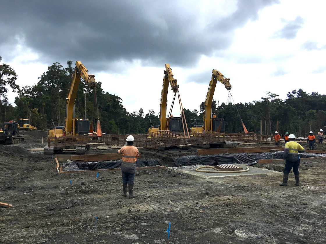 OILMIN rig pad construction project in 2016